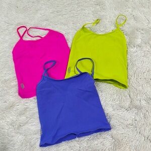 🌷 Bundle of 3 FP Movement by Free People Ribbed Bralettes